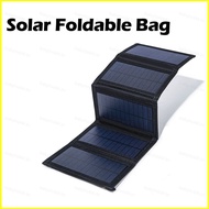 B4 Solar Foldable Bag USB Charger Outdoor Camping Emergency Mobile Phone Charger 4B