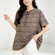 ELVA VINTAGE ETHNIC RIVERSIBLE LOOSE TOP KOREAN STYLE READY BANGKOK PREMIUM COLLECTION BKK