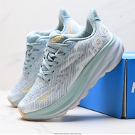 HOKA ONE ONE M CLIFTON 9 Cushioned Lightweight Running Shoes Gray Blue MF8B