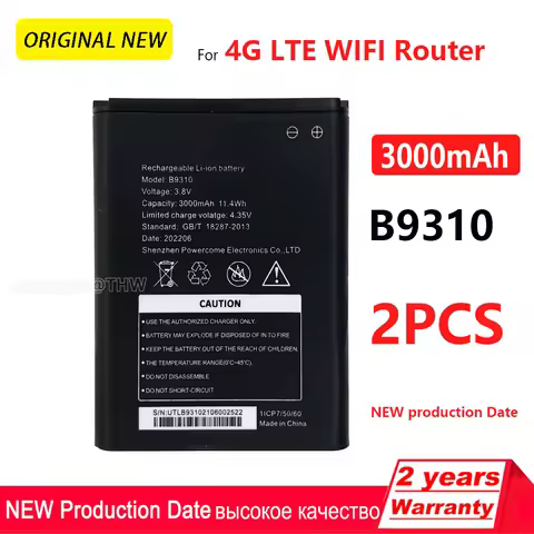 Original B9310 3.8V 3000mAh Rechargeable Battery For D-LINK B9310 11.4Wh 4G LTE Wi-Fi Router Hotspot