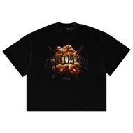 HRX | Boxy Fit Heavyweight 16s T-Shirt ‘EXPLOSIVE Boxy Oversize/