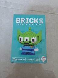 三眼仔 迷你積木 擺設 聖誕禮物 lego bricks