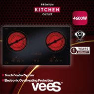 VEES 4600W + 4600W HL-460 Germany SCHOTT CERAN Delicooker Ceramic Hob Electric Cooker Cookware Dapur