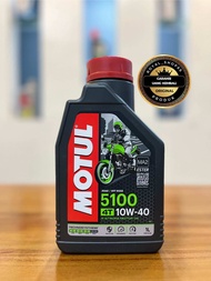 OLI MOTUL 5100 SERIES 1 LT 10W-30 & 10W-40 ORIGINAL ESTER OLI MOTUL MOTOR 4TAK MATIC ESTER TERMURAH
