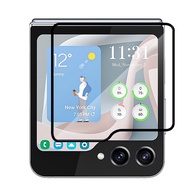 HOCE Samsung Galaxy กระจกนิรภัยสำหรับ Z Flip 5 5 5G อุปกรณ์ป้องกันหน้าจอด้านนอกกันรอยขีดข่วนฟิล์มป้องกันสำหรับ Galaxy Z Flip 5 Flip5