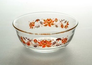 韓國製 Parka Glass 13公分碎花玻璃點心碗 全新未使用 台灣免運