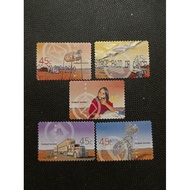 AK74 Australia 2001 Out back Service stamps complete set of 5v used