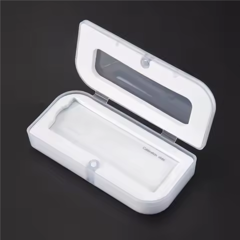 F-T 0.01Mm Microscope Slides Reticle Calibration Slide Ruler Cross Multifunctional Microscope Calibr