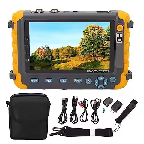 CCTV Camera Tester VGA Input AHD TVI CVI 8MP Support 800x480 Resolution for Security System Installe