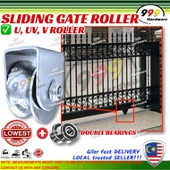 999 SLIDING GATE ROLLER 2-1/2" INCH (U / UV / V) WITH BRACKET / BESI BEARING PINTU PAGAR RODA PIPE / WROUGHT IRON GATE