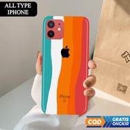 HP [H74] Case iphone 11 12 13 Casing & Protective Cover Matte Rainbowhp For All Types of Mobile Phon