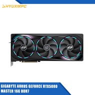 GIGABYTE AORUS GeForce RTX™ 5080 MASTER 16G DDR7 GAMING GRAPHIC CARD