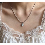 Daphne necklace | Choose Your Color & Initial | Initial Necklace | Anti-rust