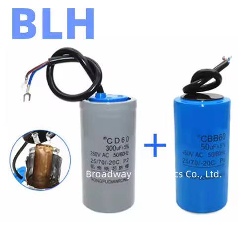 Single-phase motor supporting capacitor 250V CD60 Starting capacitor 450V CBB60 Running capacitor 30