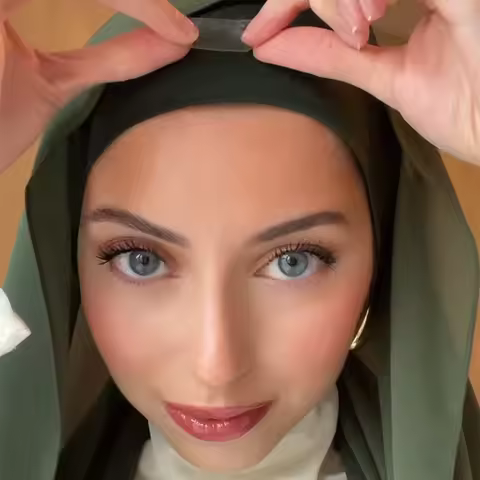 Latest Trend Hijab Tape Accessories Hijab Awning Shaper Tape Double Sided Scarf Tapes For Muslim Wom