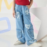 Max Fashion Max Fashion Bg Heart Aop Cargo Pocket Jean