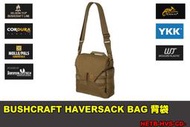 【翔準軍品AOG】Helikon-Tex BUSHCRAFT HAVERSACK BAG 背袋 沙色 肩背包  