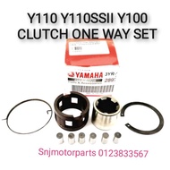 Y100 Y110 Y110SS Y110SSII AUTO CLUTCH HOUSING + AUTO SHOE + CLUTCH PLATE FREE CLUTCH ONE WAY SET