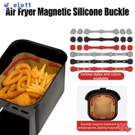 ELO Air Fryer Magnets for Parchment Paper, Reusable Non-Scratch Design Air Fryer Magnetic Silicone B