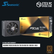 Seasonic Focus GX-650 / GX-750 / GX-850 / GX-1000 80+ Gold Full Modular Power Supply ( 650W / 750W /