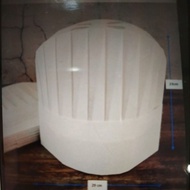23cm/9 inches Non-woven disposable white chef hat