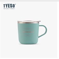 TYESO Fashion 15# Frosted Coffee Mug with Clear Lid