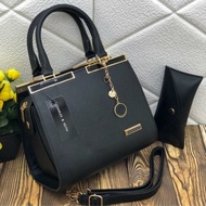 WOMEN'S BAG [Cash on Delivery] CK Jour Women's Bag - Black BACKPACK IMPORTED WOMEN'S SCHOOL SLING BA