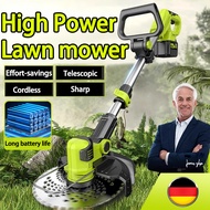 1298VF  Mesin Rumput Rechargeable Cordless Grass Trimmer Lawn Mower Li-Ion Battery Mesin Potong Rump
