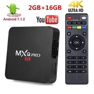(จัดส่งจากกทม.)TV Box MXQ Pro Smart Box Android 10.0 Quad Core 64bit 1GB/8GB กล่องแอนดรอยน์ สมาร์ท ทีวี