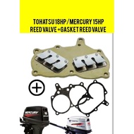 TOHATSU/MERCURY OBM 18HP/15HP Reed Valve 362-02100(Jepun) 2 stroke outboard engine part