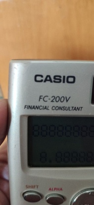 Casio FC-200V Financial Consultant Calculator