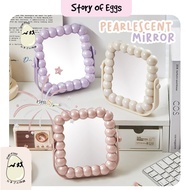 Aesthetic Mirror / Small Mirror / Aesthetic Glass / Cute Mirror / Pearl Aesthetic Mirror / Mirror