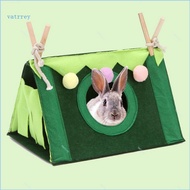 VA Foldable  Hideout Pets Tent Hideout Rabbits Hamster Green Tents House