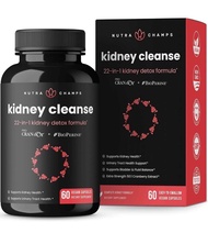 Kidney Cleanse Detox & Repair | 22-In-1 Kidney Health Supplement | Extra Strength 50:1 Cranberry Ext