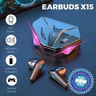 X15 TWS Wireless Earphone Bluetooth Headphone 65ms Low Latency Earbud Esport Gaming Headset Gamer wi