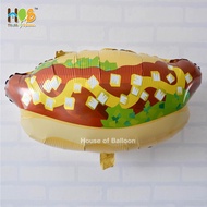 27 inch Hot Dog Hotdog Food Foil Balloon