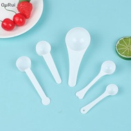 # OuRui # 10Pcs 1g 3g 5g 10g Measuring Plastic Scoop Measuring Spoons Milk Powder Spoons .