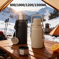 800/1000/1200/1500ML Tumbler tahan sejuk Thermos Flask Outdoor Travel Portable  Thermal water bottle