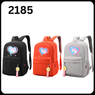 2185 #Korea Backpack High Quality ( Beg Sekolah / School Bag / Beg Galas / Laptop / College ) Design Girl