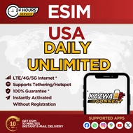 eSIM USA(Promo) Daily Unlimited | eSIM Activated Instantly