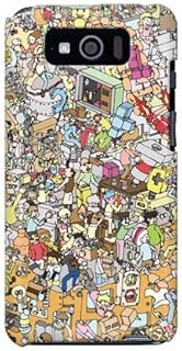 SECOND SKIN Kimura Ryotaro "Clutter City-HiMiTu Lab" / for ELUGA P P-03E / docomo DPSP3E-ABWH-193-K6