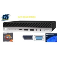 HP Desktop Elitedesk 705 G4 Mini AMD-RYZEN 3 Pro 2200G 8 GB 256 GB SSD or 500GB HDD