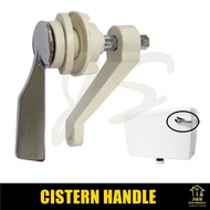 WC Toilet Low Level Metal Chrome Handle. PVC Cistern Flush Handle. Cistern Hook