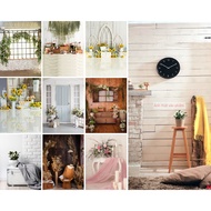 3d livestream fabric backdrop printed with ancient decor scene Fo43196<Free hook + hanging clip>