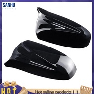 【SG36】For     X5 E70 X6 E71 2007-13 Side Wing Mirror Cover Caps Gloss Black Left+Right