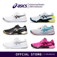 2026 ASICS RESOLUTION 9 Low-Top Unisex Tennis Shoes White Blue KVYI