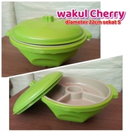 COD 5pcs Wakul Nasi Motif Cherry tempat bancaan Wakul Plastik tempat kenduri