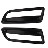 【TOK】1 Pair Daytime Running Light Cover Left And Right Black Decorative Frame Replacement For Chevy 