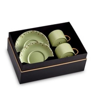 派對茶具組(二件套)-Matcha + Gold【L'Objet】