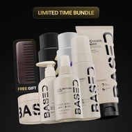 BASED Deluxe Curly Kit | Curl Mousse, Curl Gel, Curl Re Spray, Curl Cream, Leave-In Conditioner, Sha